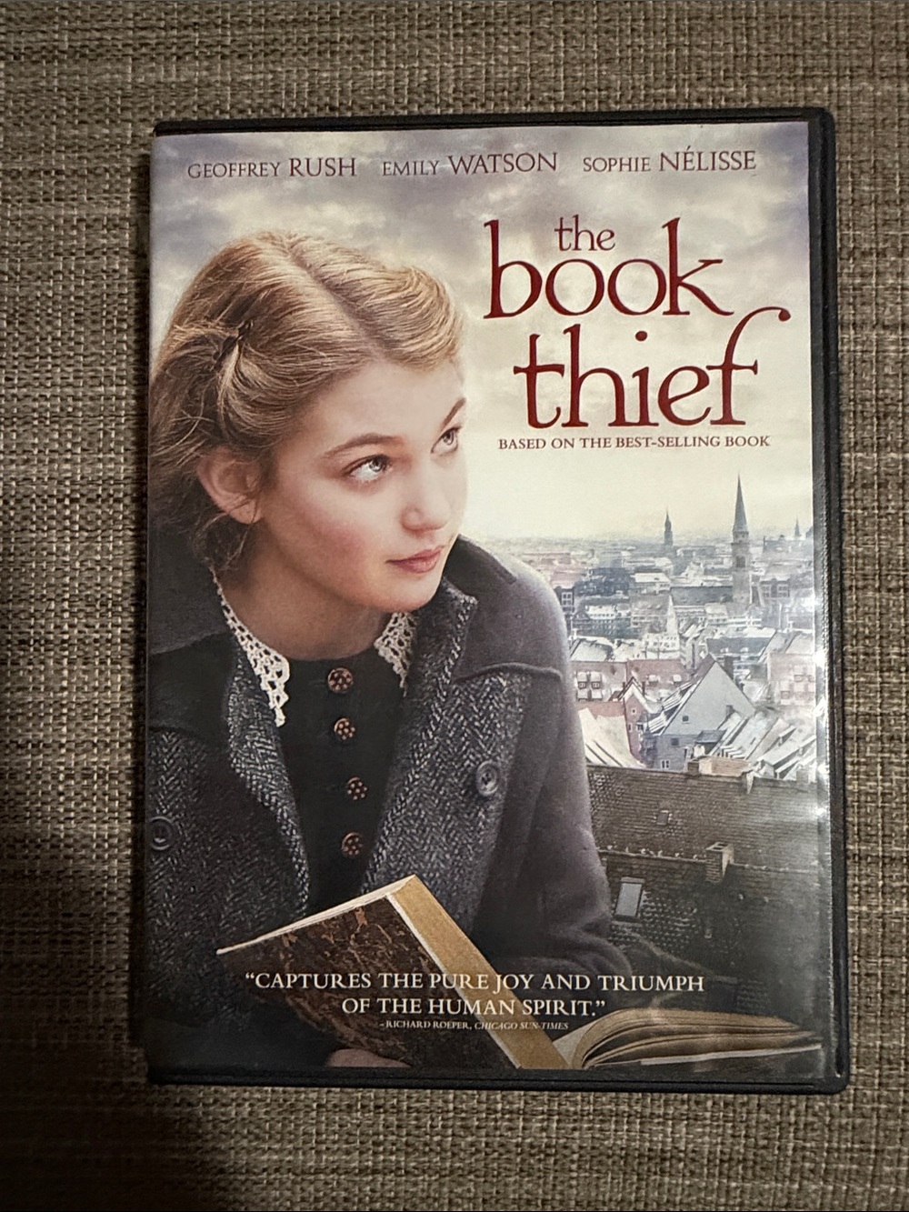 The Book Thief DVD, based on the best selling book